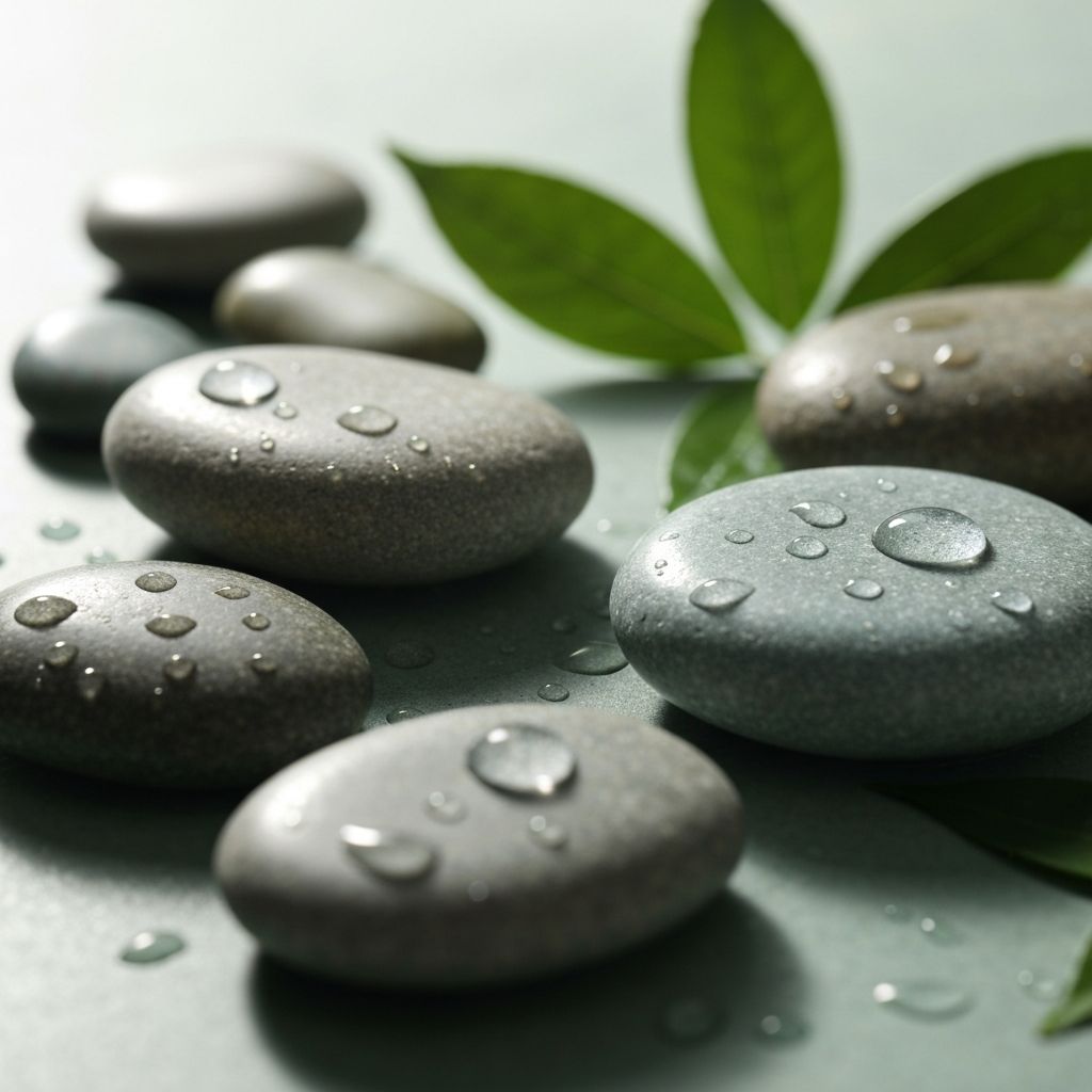 Natural spa and wellness elements